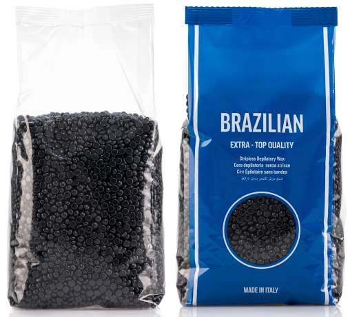 Brazilian Hot Wax Drops - 1000 ml BAG BLACK ()