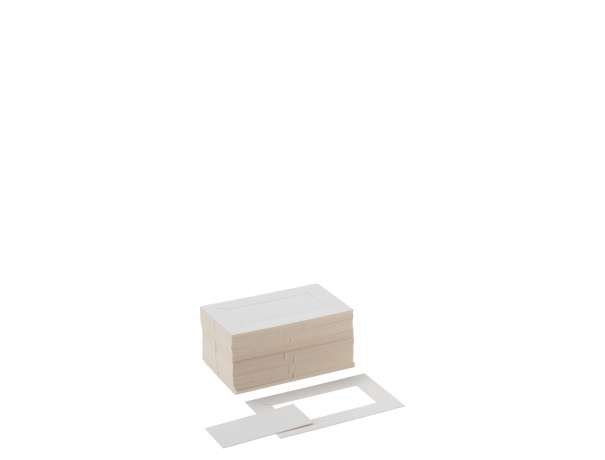 Accessori - RETTANGOLI SALVABORDO PER RICARICHE (250 PZ) (AE011)
