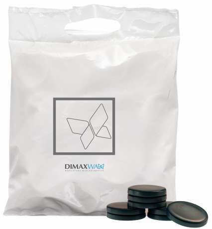 Black - 1000 ml TRADITIONAL WAX DISC / BAG BLACK (CC10DBU06)