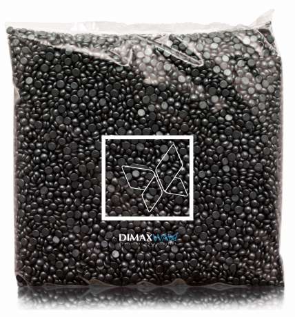 Black - 1000 ml TRADITIONAL WAX IN DROPS IN BAG BLACK (CC10GBU05)