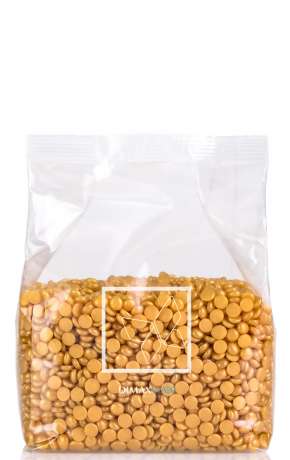 Pelable Wax drops - EXTRA 500 ml BAG GOLDEN SAND (FWE05GBU12)