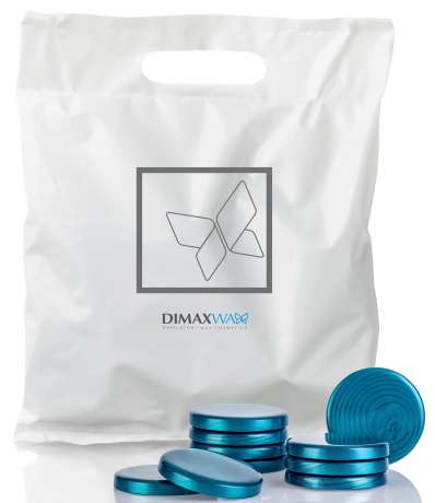 Pelable Wax tin and tubes - EXTRA 1000 ml BAG COBALT BLUE (FWE10DBU13)
