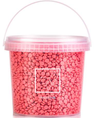 Pelable Wax drops - EXTRA 1000 ml TIN PINK (FWE100GB02)