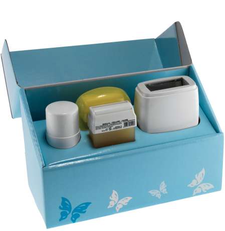 Kit epilaTion avec chauffe cartouche mod. lineare - KIT EN COFRET  MONO MOD. LINEARE AVEC/SANS THERMOSTAT CAPUCHON JAUME (KIT03LC01/KIT03LCS01)