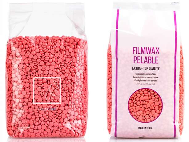 Cires pelables pastilles - EXTRA 1000 ml SAC ROSE (FWE10GBU02)